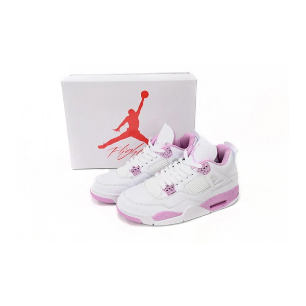 Air Jordan 4 White/Pink Oreo - Image 2