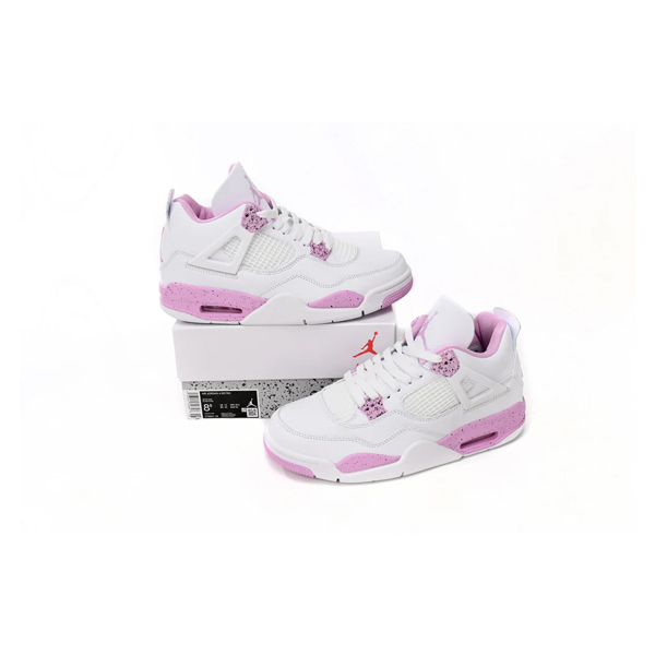 Air Jordan 4 White/Pink Oreo - Image 3