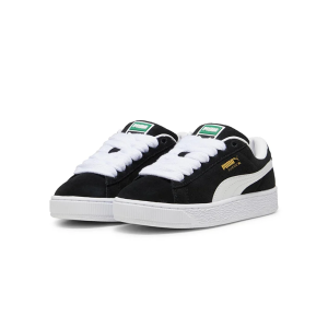Puma Suede XL Black and White Sneakers
